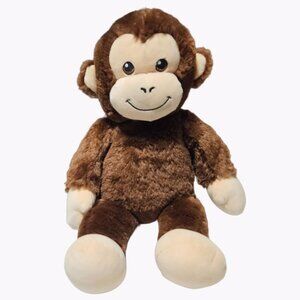 Build a Bear Monkey 18 inch Plush Chimpanzee Brown Stuffed Animal Toy BAB